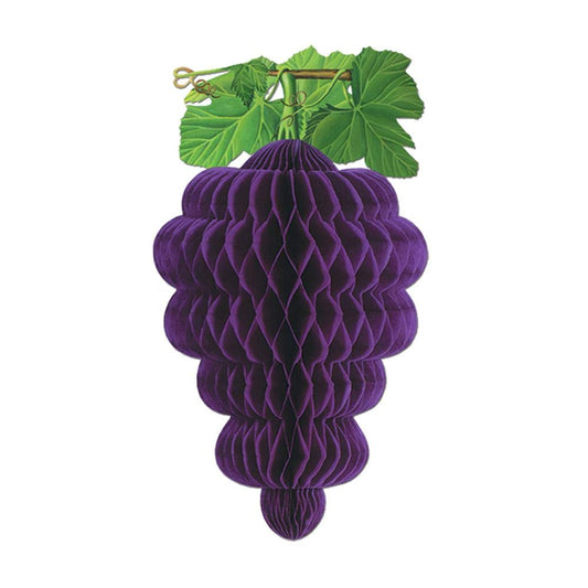 Beistle 55414 Grape Cluster Tissue, 17-Inch, Multicolored