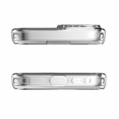 Avana Ice Funda con MagSafe Compatible con iPhone 15, Resistente a Caídas de 3m, Bisel Elevado, Protección Antimicrobiana - Transparente