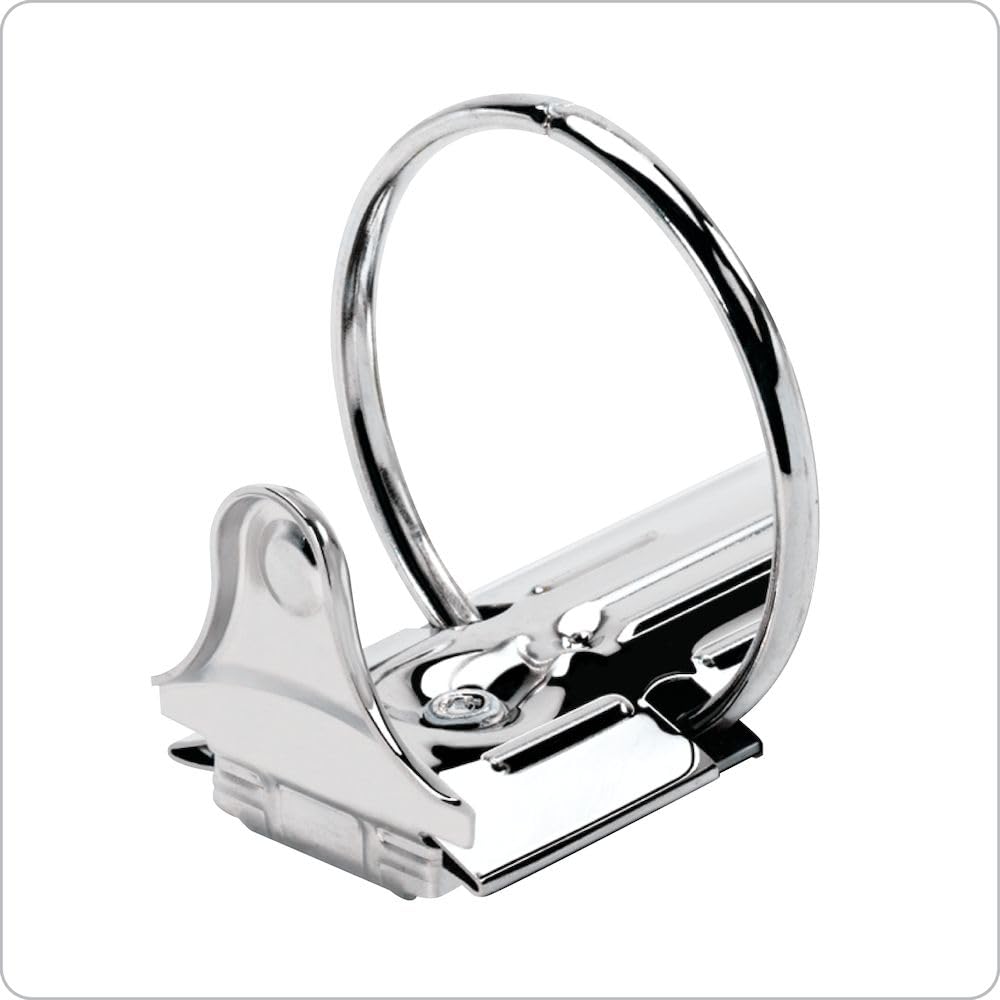 Cardinal Binder Performer con cubiertas ClearVue, anillos redondos de 1.5 pulgadas, capacidad de 350 hojas, color blanco