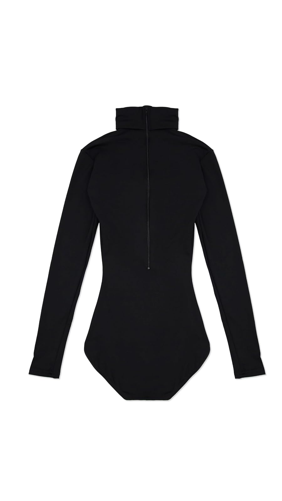 Capezio - Maillot de manga larga con cuello alto para mujer