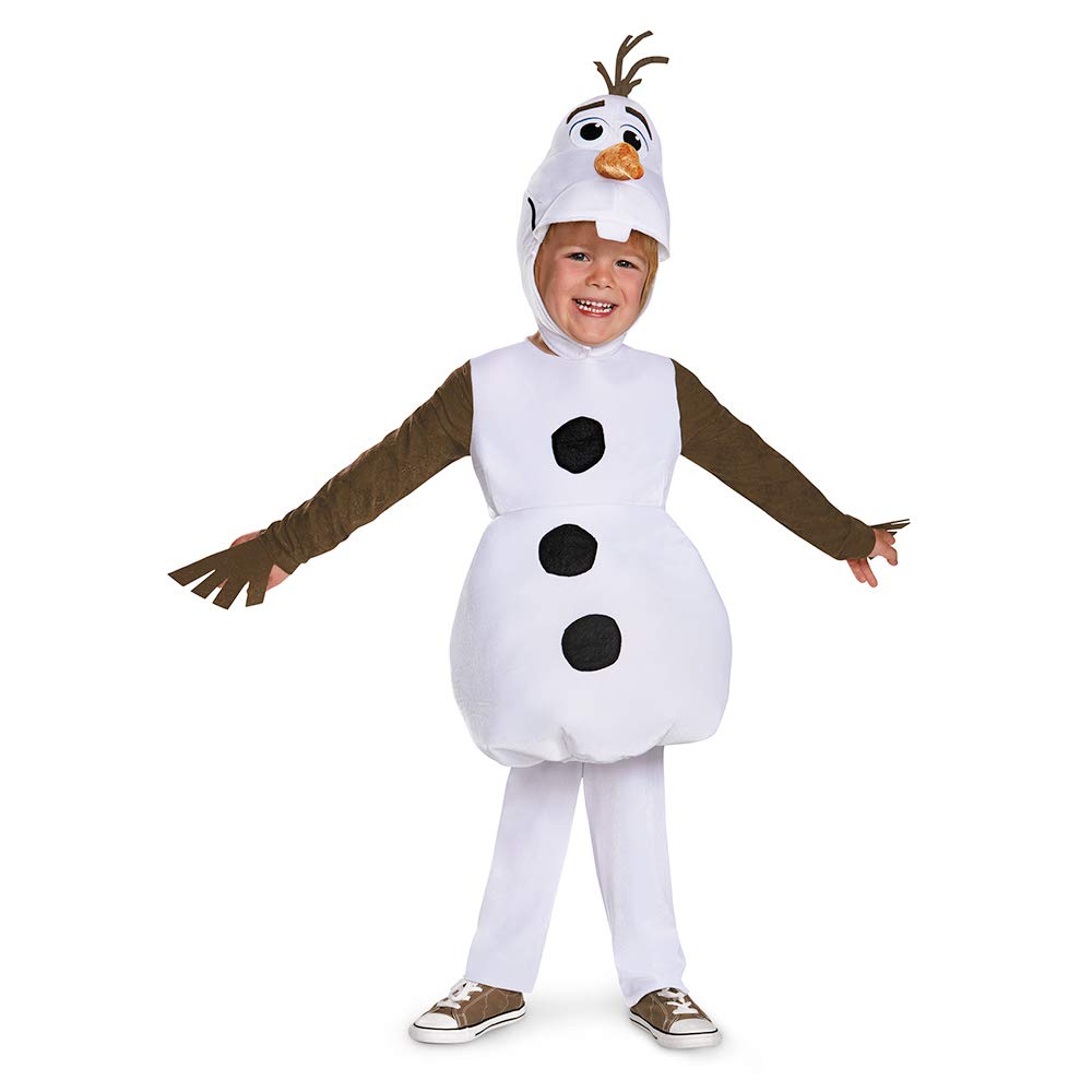 Olaf - Disfraz clásico para niños pequeños, L (4-6) - Grande (4-6) - Un color
