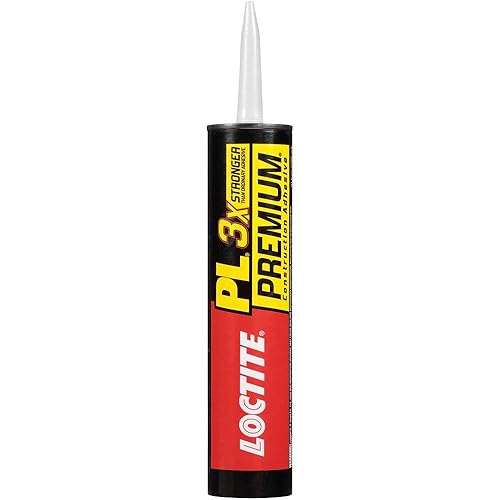 Loctite PL - calcomanía de construcción de poliuretano premium, pegamento versátil para madera, hormigón, piedra, metal y más, 10 onzas, cartucho, 1 paquete