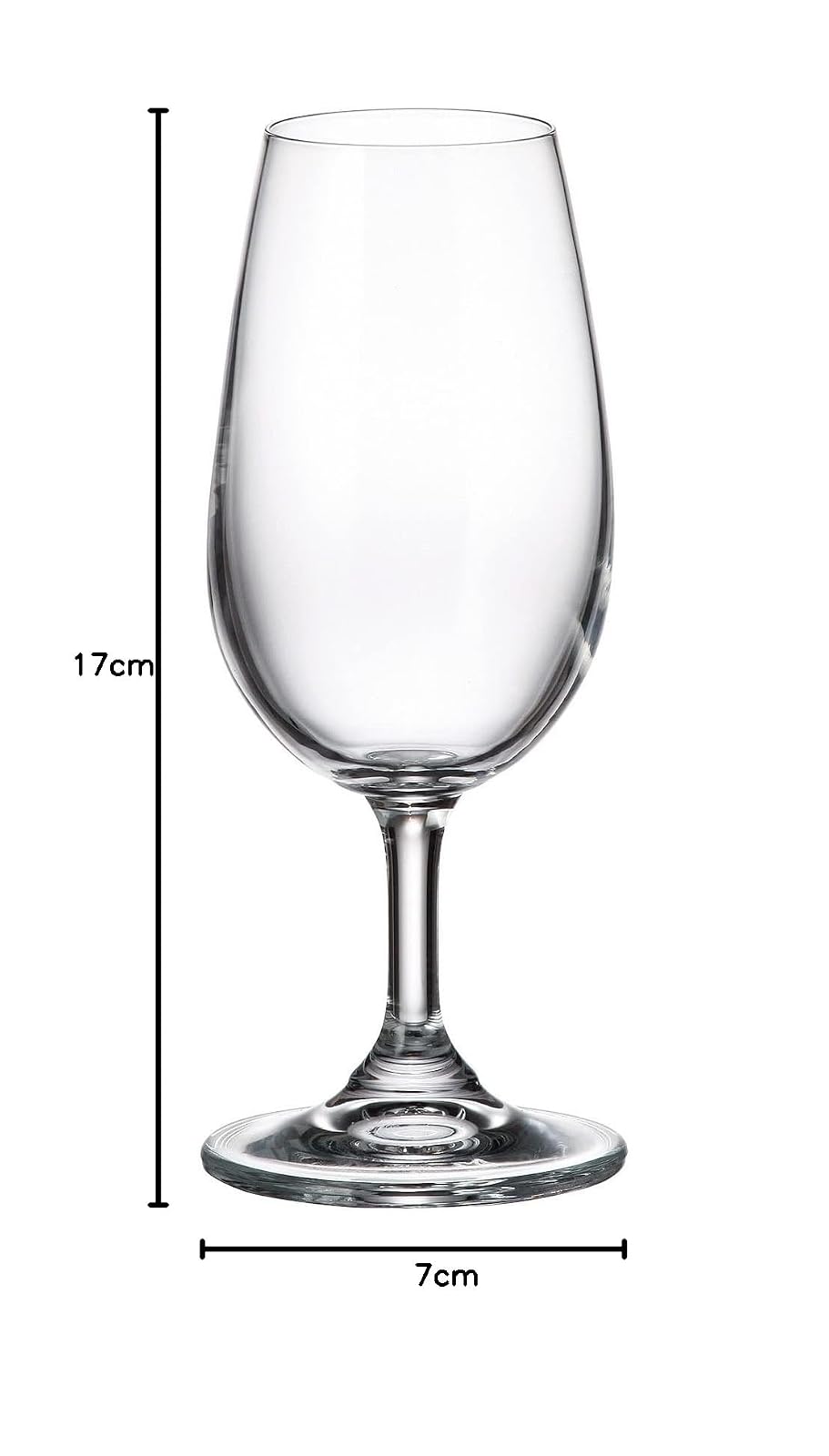 Bohemia Crystalite Juego De 6 Copas De Vidrio Para Degustación Colibri 210 ml Copa para Licor Brindis