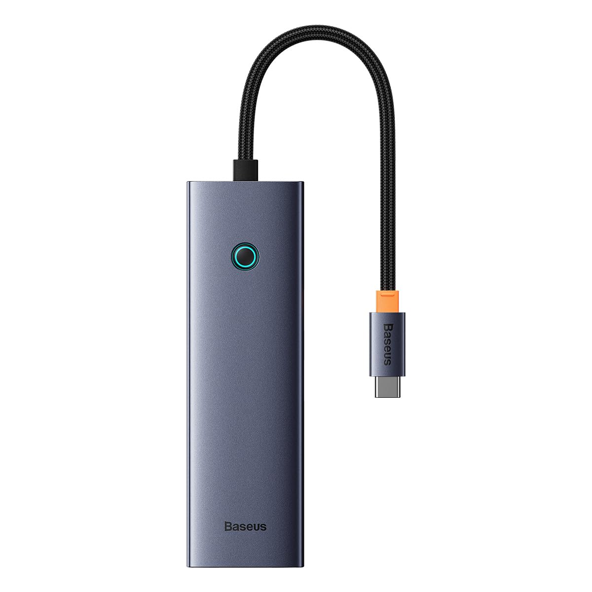 Baseus USB-C Hub 7-En-1 USB C Estación de Acoplamiento con 7 Puertos, Adaptador a HDMI 4K, PD de 100 W, 2 USB, Rj45, SD/TF, Gris