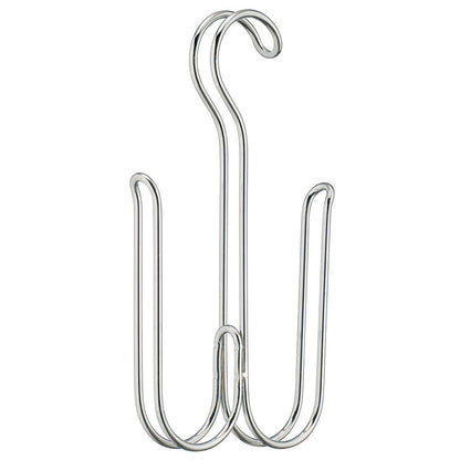 InterDesign Classico Over The Rod, Dual Accessory Hook, Chrome - Gancho para dual orios - Cromado