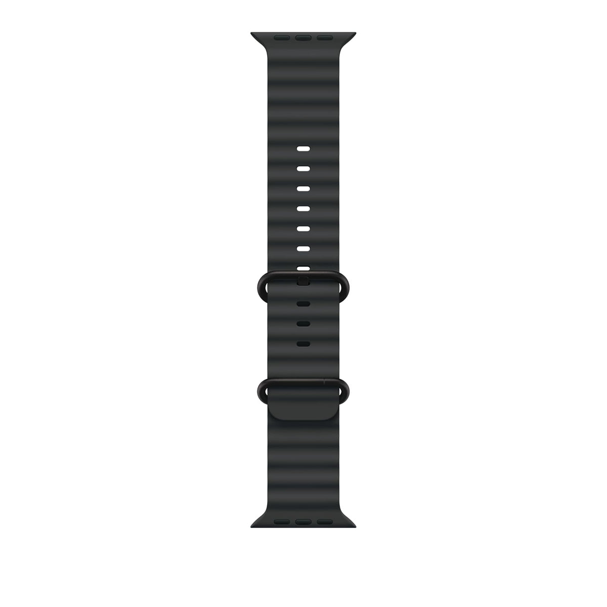 Apple Watch Band Correa Ocean para Deportes Acuáticos - Unitalla para muñecas de 130 a 200 mm - Natural - Negro