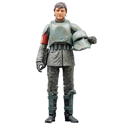 Star Wars The Black Series DIN Djarin Morak Figura de Acción 15 cm | Star Wars The Black Series - Figura de acción de 6 pulgadas (2022 Wave 4) - Din Djarin (Morak)