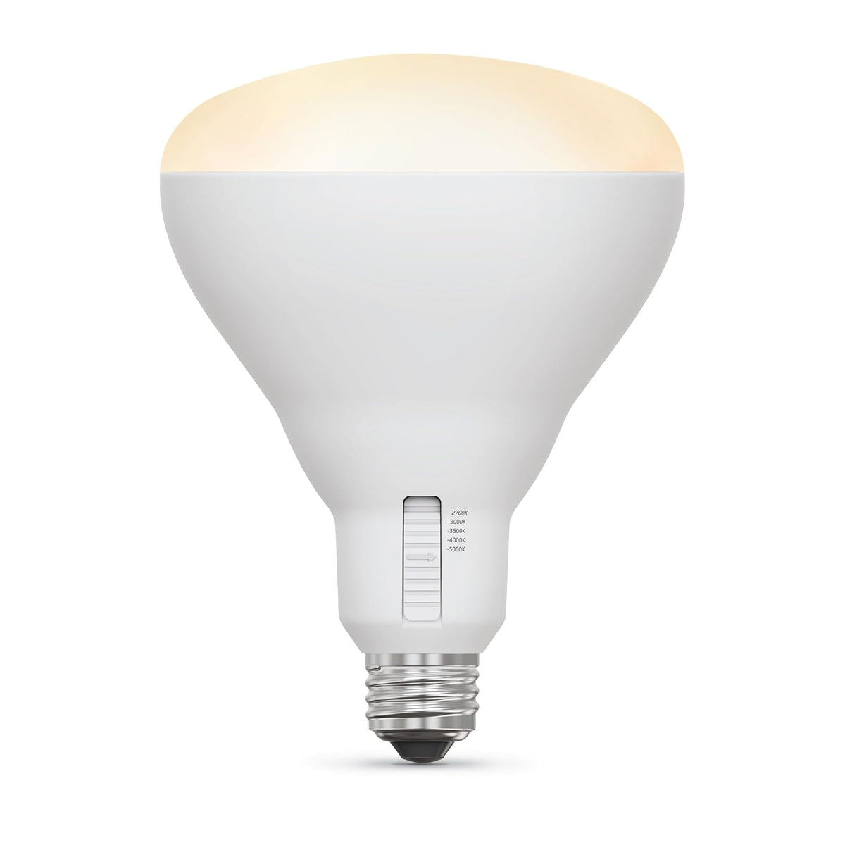 Feit Electric BR40 - foco LED BR40, equivalente a 150 W, regulable, 5CCT, base media E26, 90 CRI, 2175 lúmenes, blanco ajustable, 13.7 años de vida útil, BR40150DM5CCTCA15K