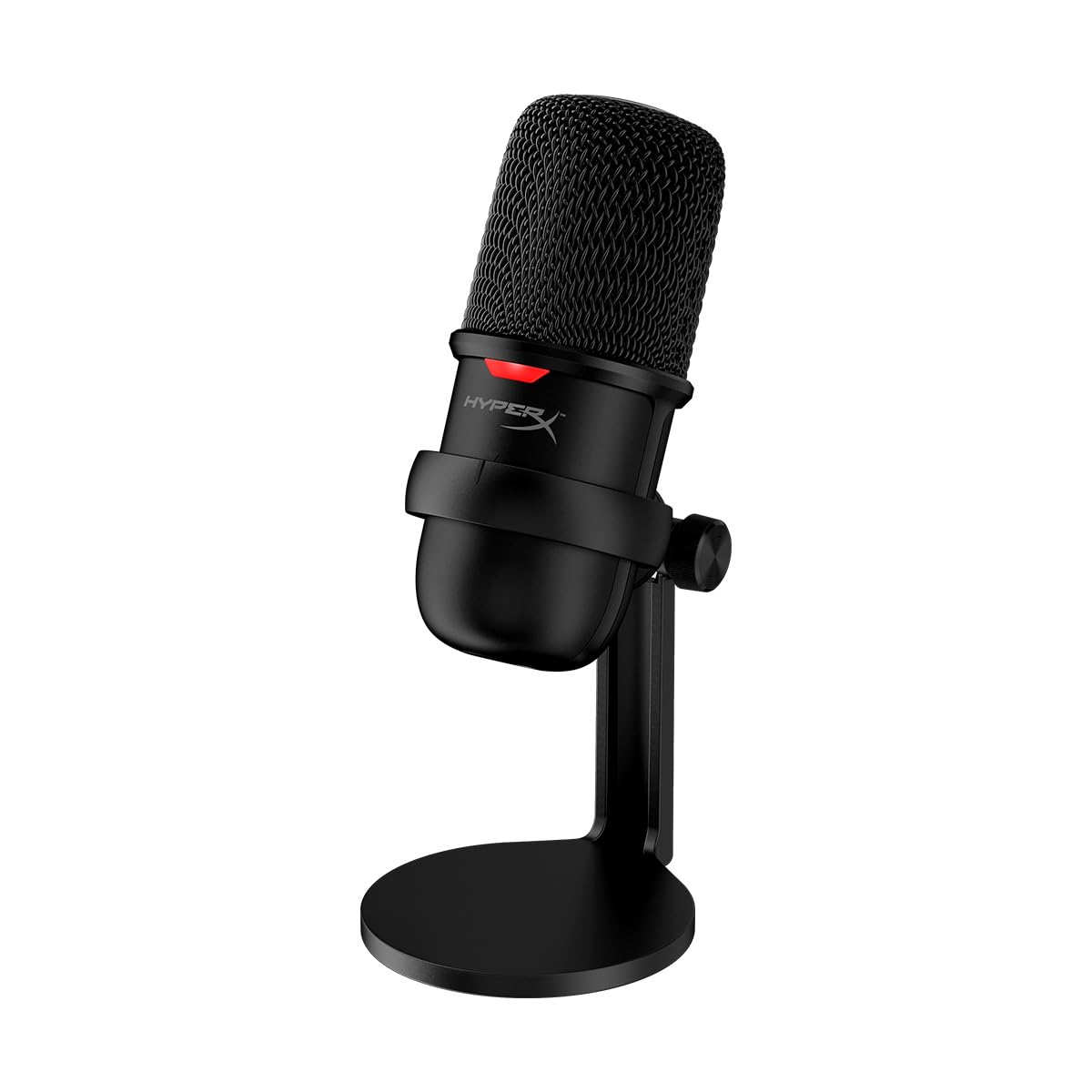 HyperX SoloCast - Micrófono Condensador USB para PC, PS4 y Mac, Sensor de Llave para silenciar, patrón Polar cardioide, Juego, transmisión, podcasts, Twitch, Youtube, Discord
