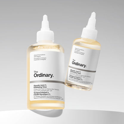 The Ordinary Glycolic Acid 7% Exfoliating Toner, Exfoliante con Ácido Glicólico al 7% — Tónico de uso diario para una piel más radiante y con textura más suave