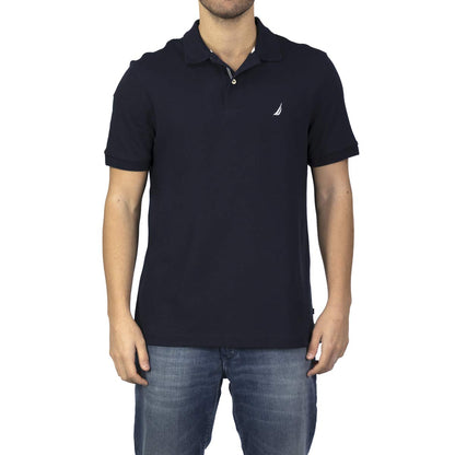Nautica Polo de Manga Corta Clásico para Hombre - CH - marino