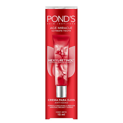 POND'S Crema Ojos Age Miracle Ultimate Youth Hexyl-Retinol 15 ml