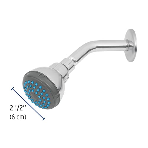 Foset Basic R-506, Regadera redonda, cabeza ABS, 2-1/2", Basic