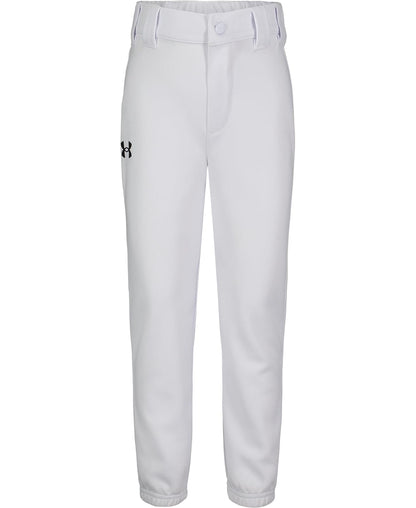 Under Armour Pantalón de béisbol para niños, Trabillas para cinturón, Logotipo, Cierre a presión, cómodo y Duradero Pantalón de béisbol para Niños