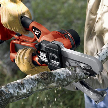 BLACK+DECKER LLP120B Bare Max Lithium Ion Alligator Lopper Saw, 20-Volt | 6" Barra, Corte Hasta 4", Sin Batería