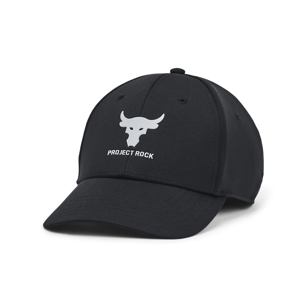 Under Armour Project Rock Snapback para Mujer, (002) Negro/Mod Gray, Talla única, (002) Black/Mod Gray, One Size