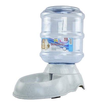 Fancy Pets Hagen Bebedero Automático Grande 3.8 L (1GAL) para Perros | Sistema por Gravedad | Base Antiderrapante | Agua Fresca y Limpia