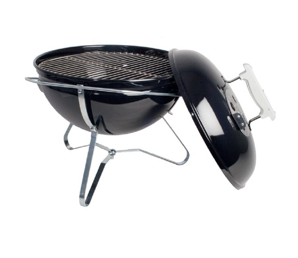 Weber 40020 Smokey Joe Premium 14-Inch Portable Grill | Portátil 14 pulgadas, carbón, capacidad 5 hamburguesas, esmaltado porcelana