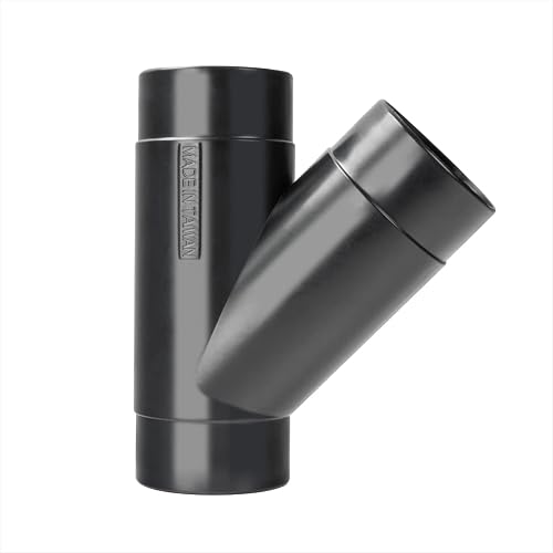 POWERTEC 70179 - Accesorio en Y de 2-1/2 pulgadas para manguera de recogida de polvo de 2 1/2 pulgadas, accesorios de conector de manguera de recogida de polvo para sistema de recogida de polvo, 1