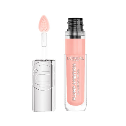 L'Oréal Paris Plump Ambition Lip Oil Voluminizador con Ácido Hialurónico, 5 ml - rosa - Small (MU06411)