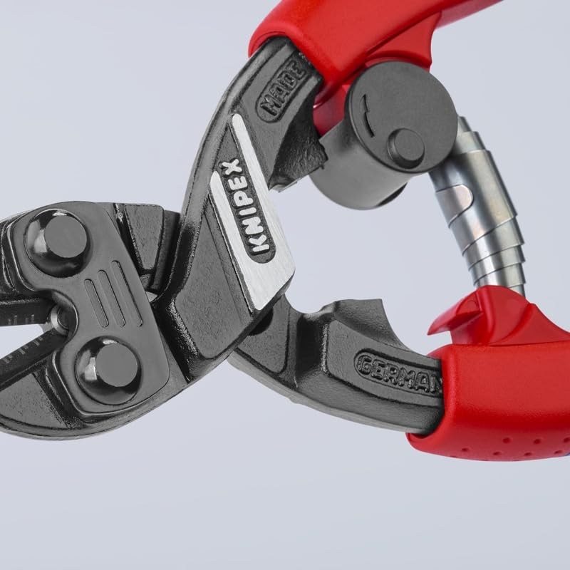 Knipex 71 12 200 SB Cobolt Corta-Alambres Compactos con Fundas Esbeltas en Dos Componentes, 200 mm, color negro