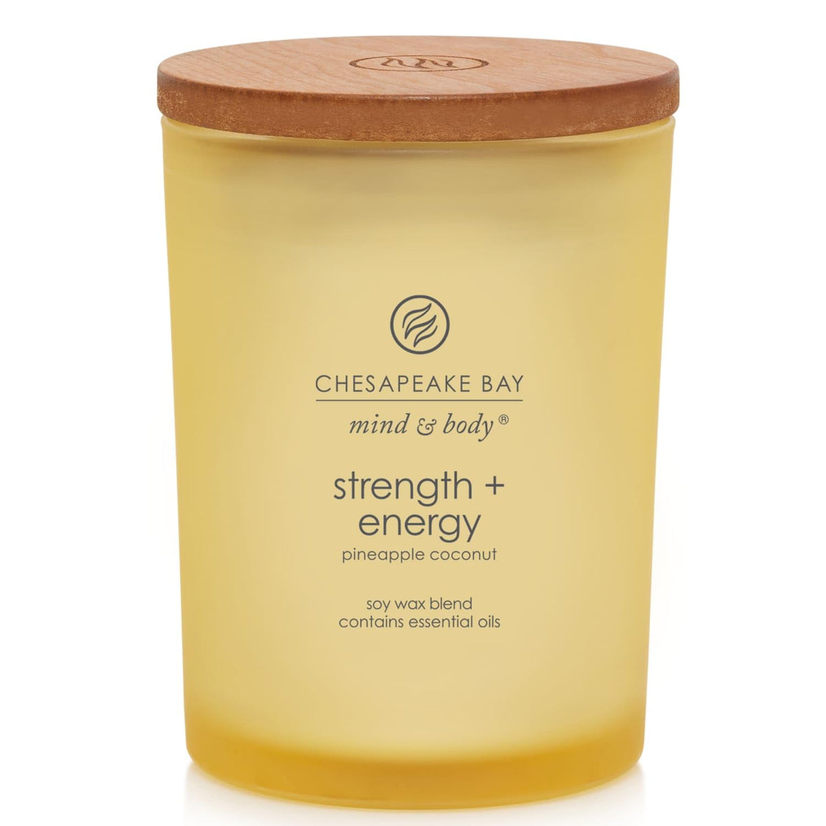 Chesapeake Bay Candle Vela Aromática en Jarra - Fuerza + Energía - Medium Jar