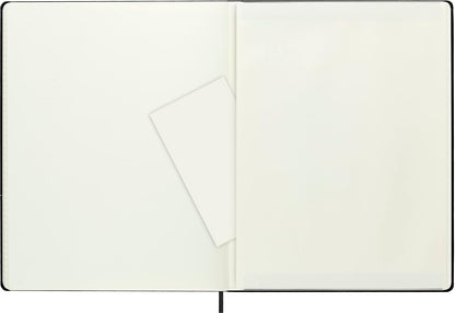 Moleskine Notebook, XXL, Ruled, Black, Hard Cover (8.5 X 11) | Cuaderno XXL de 8.5 x 11 pulgadas con 192 páginas rayadas para diario, toma de notas, planificación y proyectos creativos.