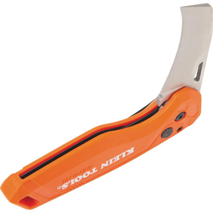 KLEIN TOOLS 44321 | Navaja Plegable Automática | Punta Hawkbill | Hoja 18cm | Lleva una navaja automática plegable de 18 cm con punta Hawkbill, práctica para tener a la mano durante el trabajo diario.