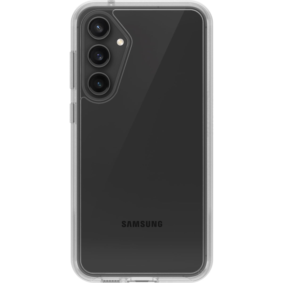 OtterBox - Funda Transparente para Galaxy S23 FE Symmetry Series – Transparente, Ultra Elegante, Compatible con Carga inalámbrica, Bordes elevados Que protegen la cámara y la visualización