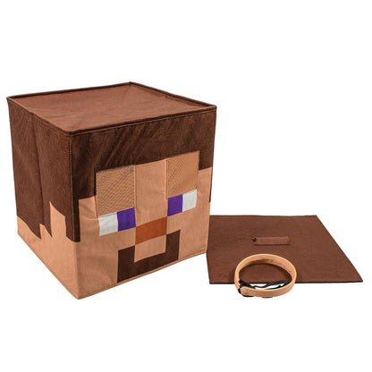 Minecraft Block Head Costume Headpiece, Official Minecraft Costume Accessories, Single Size Costume Mask