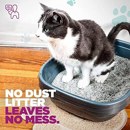 ¡Hey Karen! Arena para Gato 5 kg, Premium Control Total, Rápida Absorción de líquidos, Eliminación Total de olores al Contacto, Libre de Polvo, con Aroma