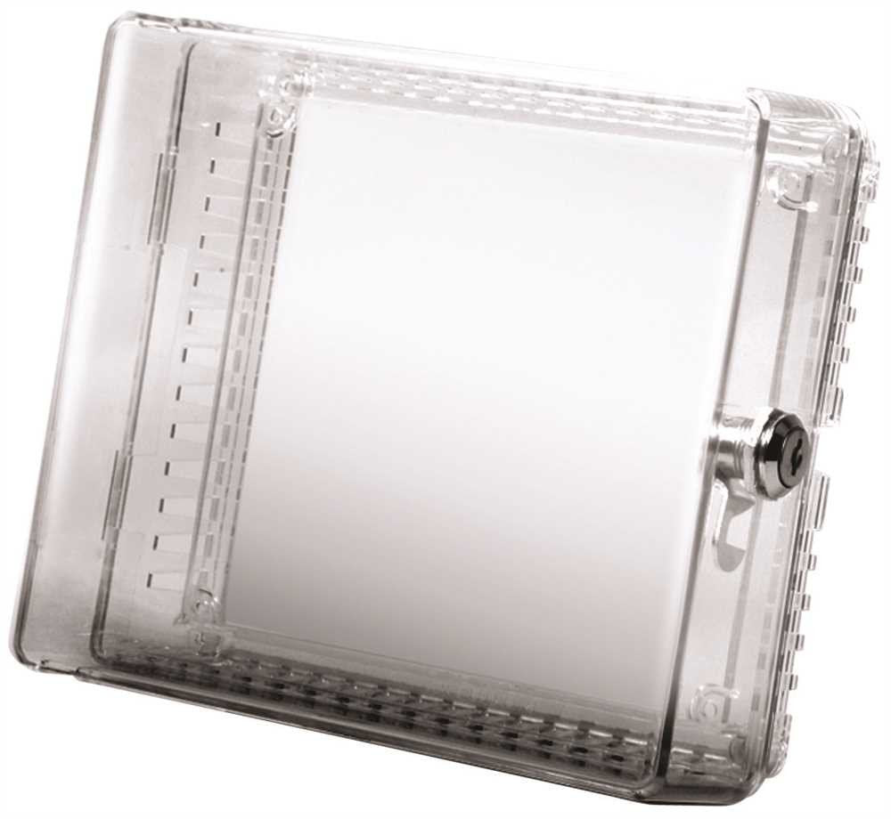 TayMac ZTC100 Protector de Termostato de Bloqueo Perfil Bajo con Cerradura para Pared - S