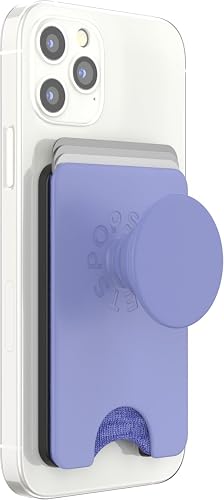 PopSockets - portafolios para teléfono con Agarre expandible y Anillo Adaptador para MagSafe, Soporte para Tarjetas de teléfono, Compatible con Carga inalámbrica, portafolios Compatible con MagSafe