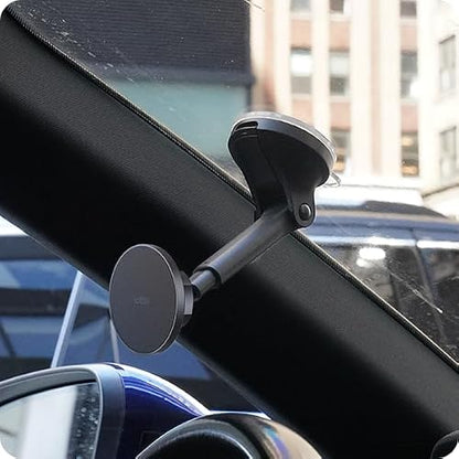 iOttie iTap 3 Soporte magnético para salpicadero y Parabrisas con Adaptador de Anillo magnético Compatible con teléfonos Inteligentes Qi2, MagSafe, iPhone y Android.