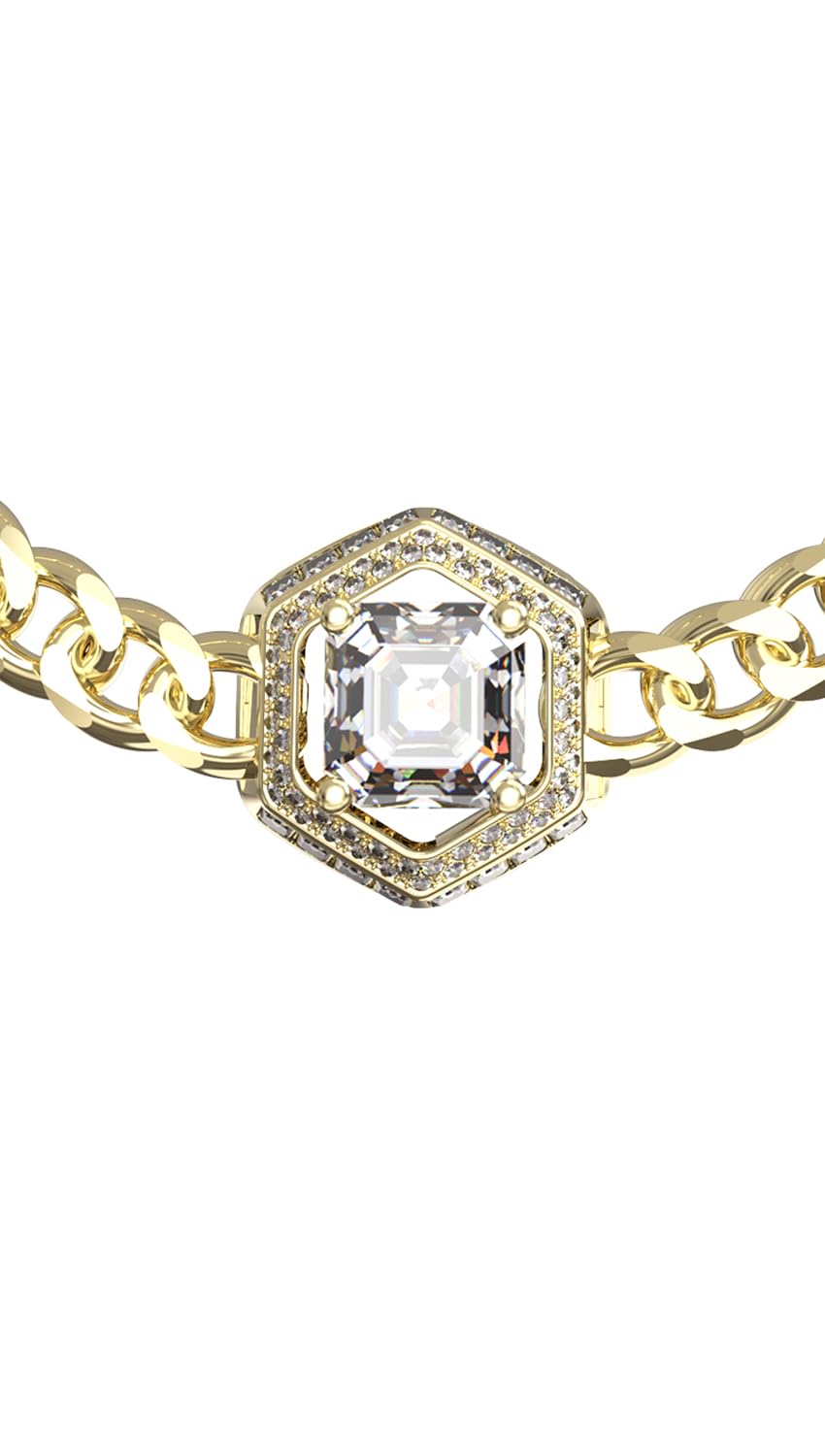 GUESS Pulsera para Mujer LIONESS QUEEN color Dorado