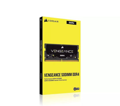 Corsair Vengeance SODIMM 16GB (1x16 GB) DDR4 hasta 3200MHz CL22 Memoria para portátiles/portátiles (Compatible con procesadores Intel Core de 11ª generación) Negro