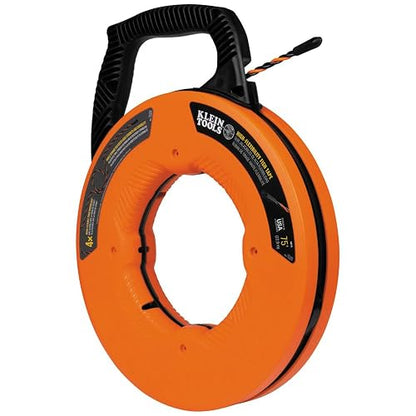 KLEIN TOOLS 50375 | Guía Jalacables de Poliéster de Alta Flexibilidad de 22.9 m | Solución para Tracción de Alambre Eléctrico | Diseño Duradero y de Alta Resistencia