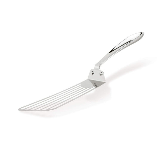 All-Clad Specialty - Utensilios de cocina de acero inoxidable ranurado, herramientas de cocina, utensilios de cocina, plata