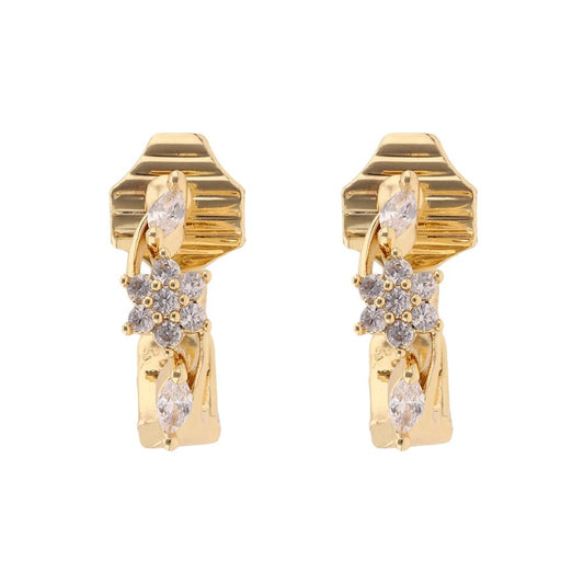 Napier Aretes Dorado Flor Para Mujer