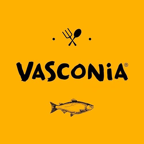 Vasconia | Cuchillo Multiusos Esencial de Acero Inoxidable 5.5" Negro | Hoja anodizada, Mango soft touch, Antideslizante, Alta resistencia, Multiusos, Punta afilada, Control de corte, Uso diario