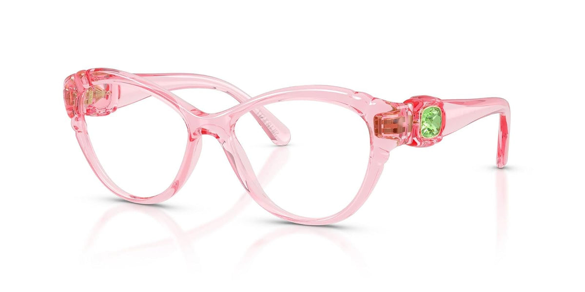 Swarovski Sk2057 - Marco para anteojos graduadas de ojo de gato para mujer