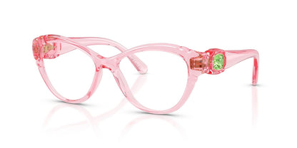 Swarovski Sk2057 - Marco para anteojos graduadas de ojo de gato para mujer