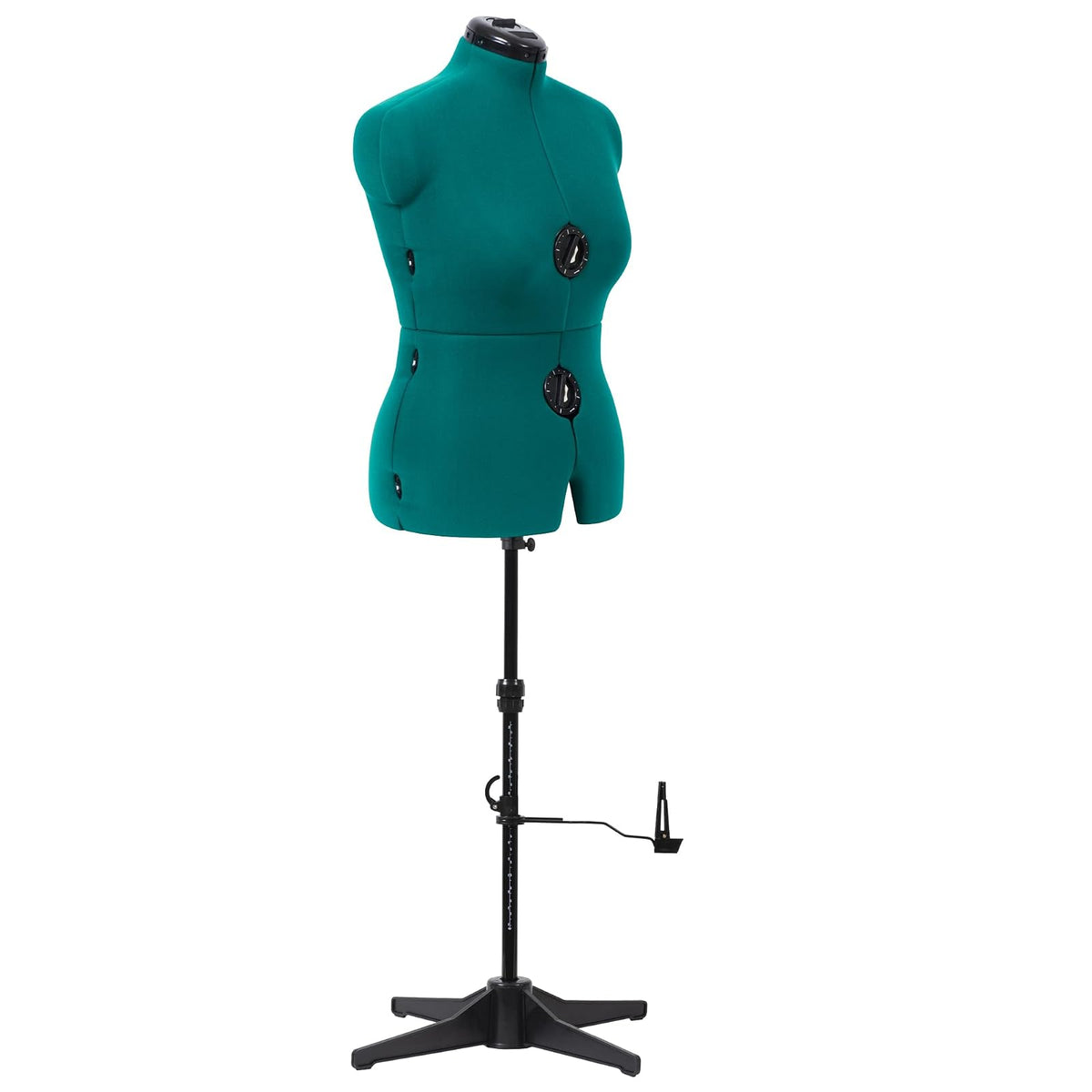 Dritz - Vestido ajustable Sew You, talla mediana, color verde ópalo | Maniquí de ropa femenina para costura, ajuste y drapeado