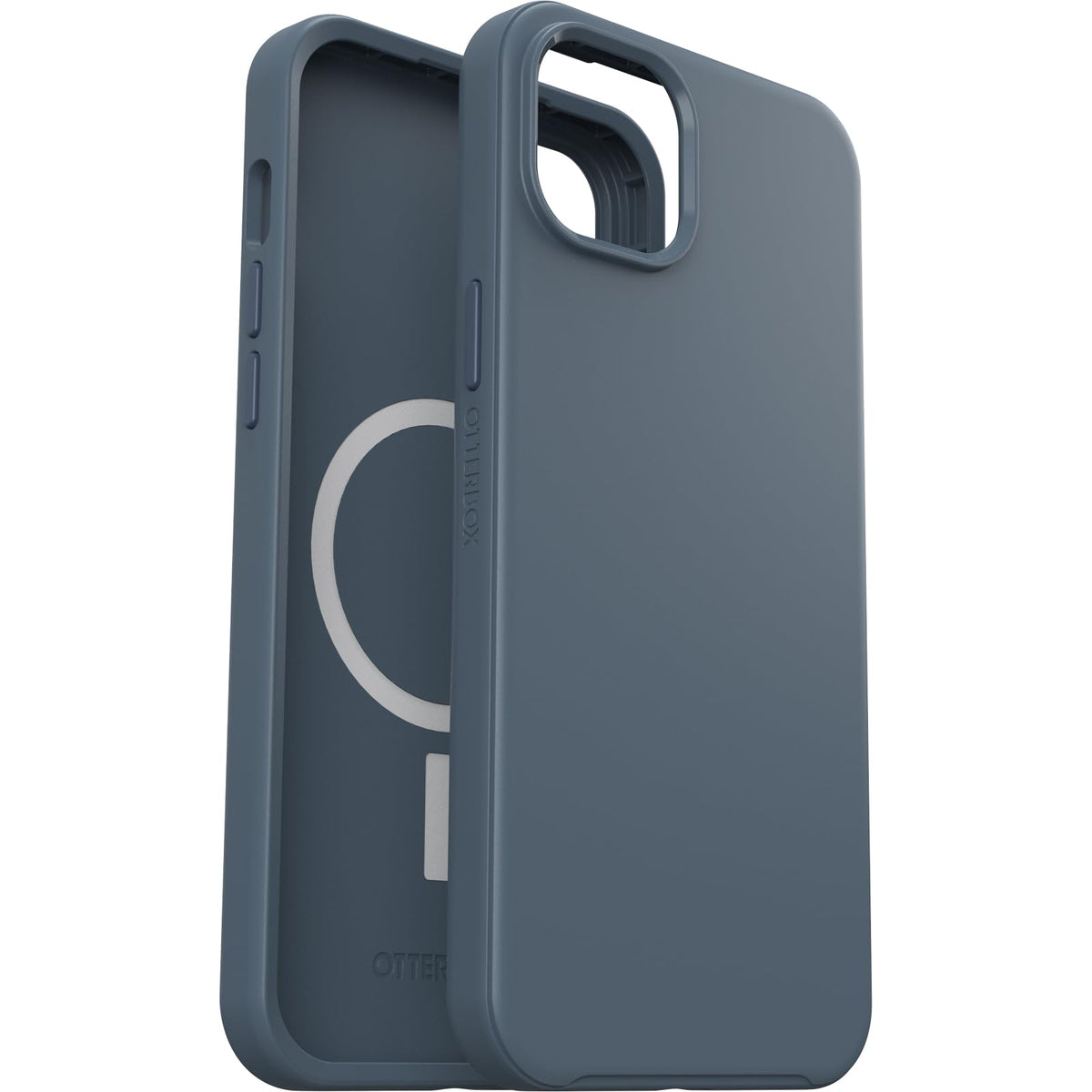 OtterBox - Funda para iPhone 15 Plus y iPhone 14 Plus Symmetry Series, Azul (Azul), se Ajusta a MagSafe, Ultra Elegante, Bordes elevados Que protegen la cámara y la visualización