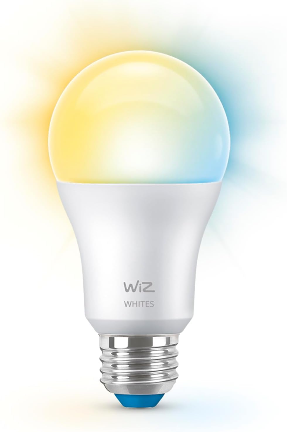 WiZ Foco Inteligente A19 8.8W luz cálida a fría dimeable controlable por WiFi (Paquete de 3)