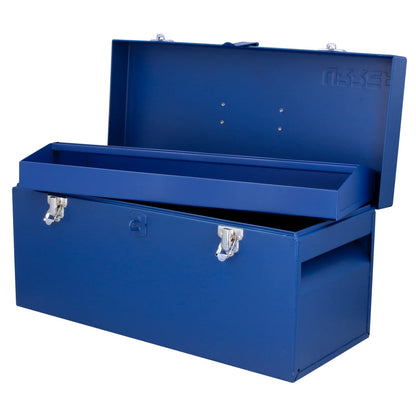 Urrea Caja Portaherramientas Metálica, Varios Tamaños y Colores - 20" x 8" x 9" - Azul