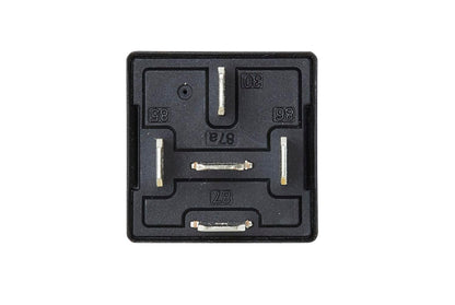 Hella Relé de Corriente de Trabajo 933332661, 12 V, 5 Polos, Negro, Con Soporte