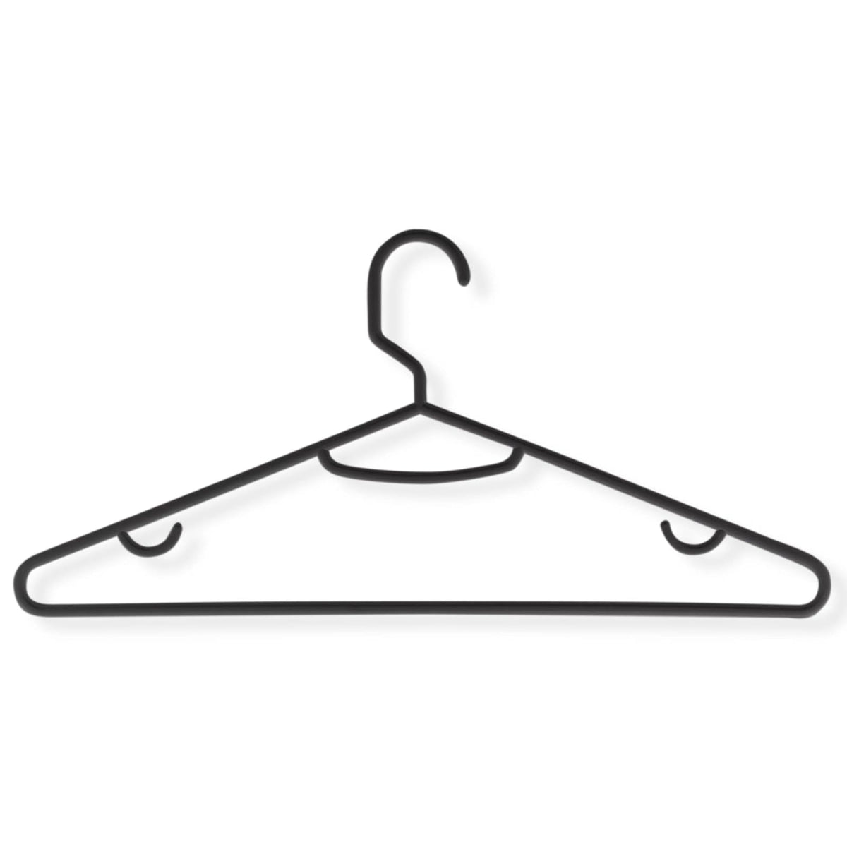 Honey-Can-Do HNG-01520 Recycled Plastic Hangers, Black, 15-Pack