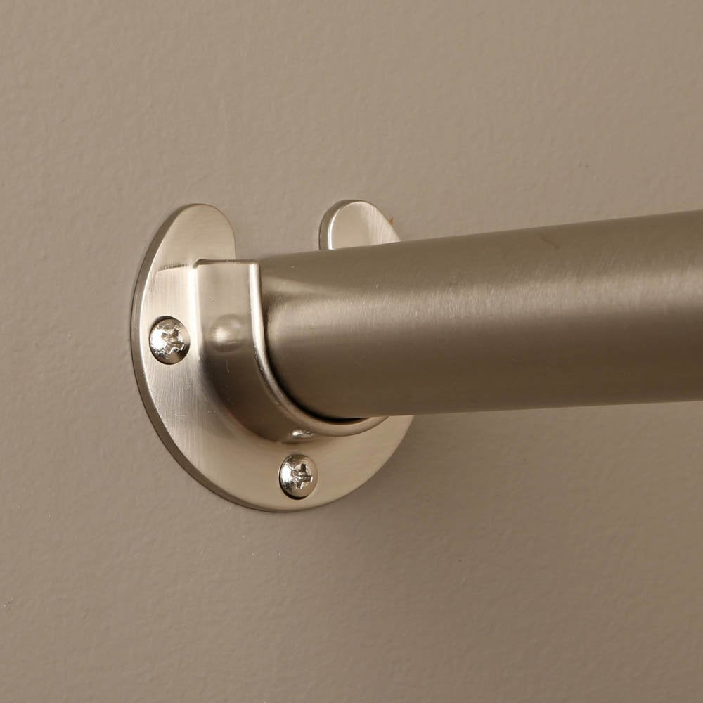 Knape & Vogt John Sterling Heavy Duty clóset Pole sockets, Níquel Cepillado, 1