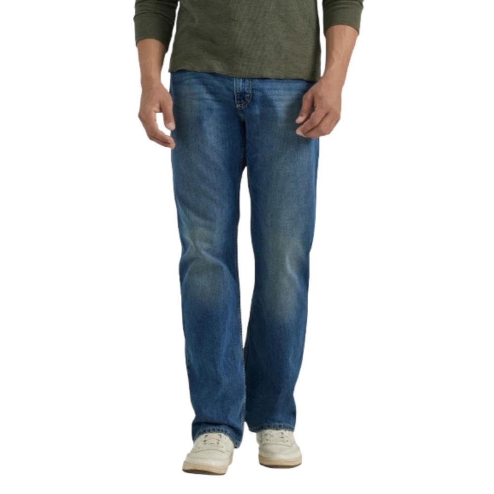 Wrangler Authentics Jean de Corte Holgado para Hombre - índigo (Medium Indigo) - 33W x 30L